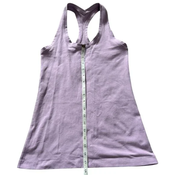 Lululemon Cool Racerback II Tank Lilac or Rose Quartz Women Size 4 - 6 W1AASS - Picture 8 of 10